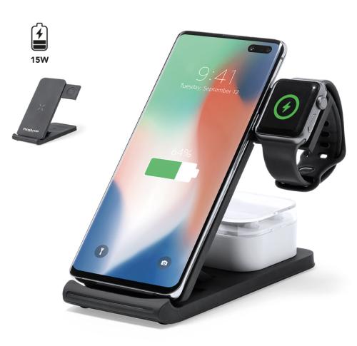 Wireless Charger for Charging Gadgets - Smart Watch, Earpods and Smartphone