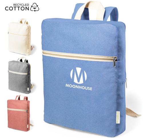 100% Recycled Cotton Backpack Pastel Colours