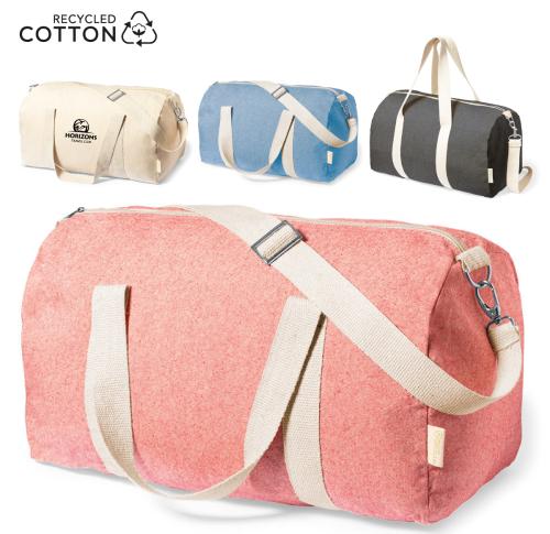 100% Recycled Cotton Holdall Gym Bag Weekend Bag