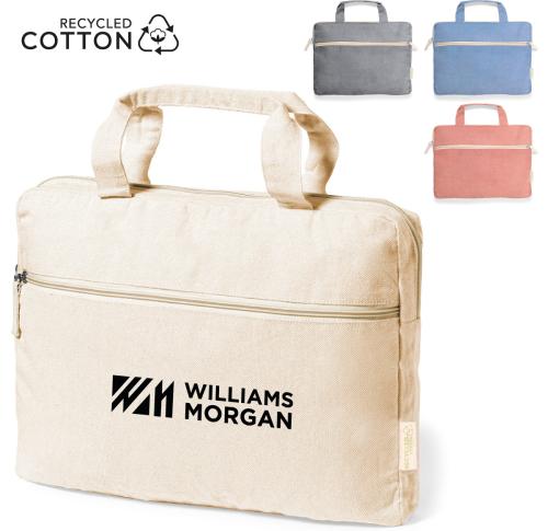 100% Recycled Cotton Document Bag