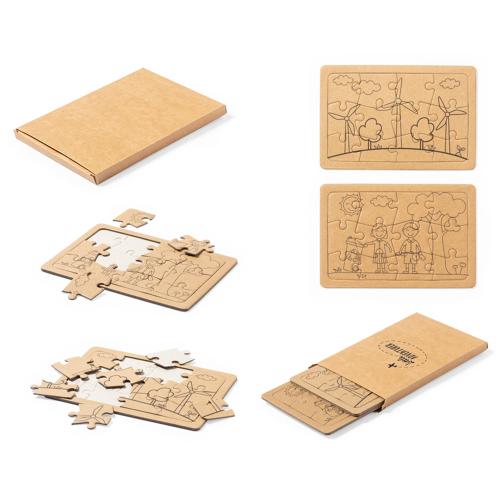 Recycled Cardboard Jigsaw Puzzle x 2