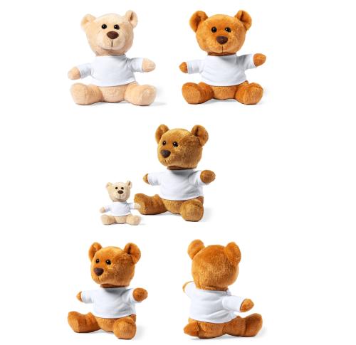 Soft Teddy Bear With T Shirts Printed Logo