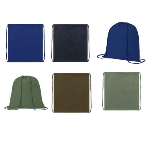 Custom 100% Organic Cotton Drawstring Bags GOTS Bag London