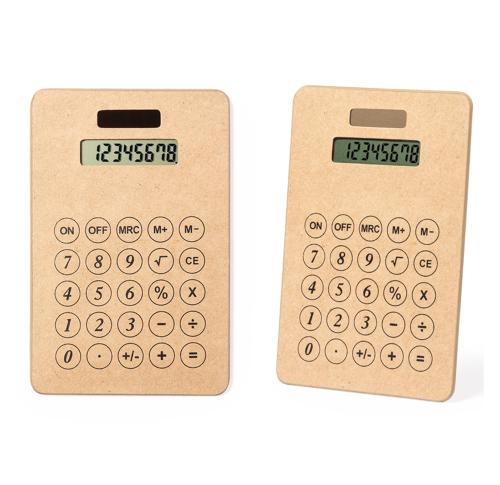 Printed Eco Recycled Cardboard Desktop Calculator Vulcano