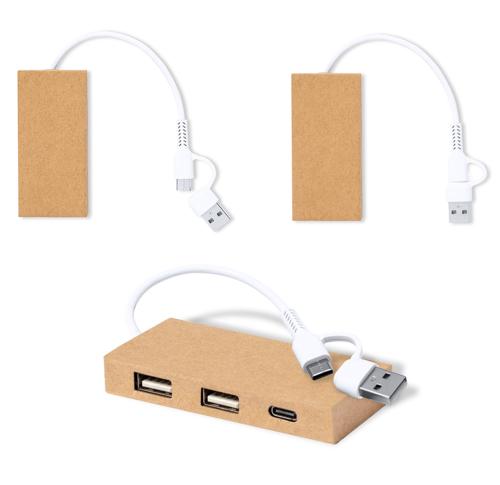 Reycled Cardboard USB Hub Hasgar