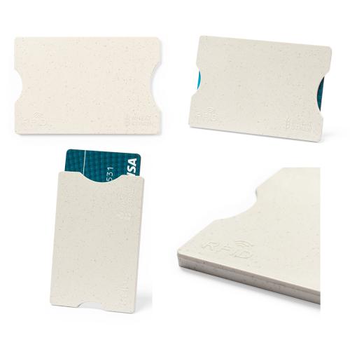 RFID Credit Card Card Holder Protector Anti Skiming Wheat Straw 