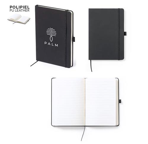 Premium Black PU Notepad Xeria