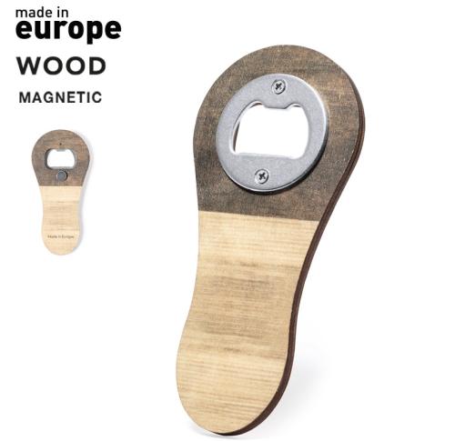 Wooden Magnetic Bottle Opener Fridge Magnet