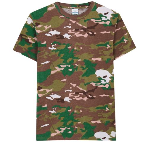 Adult T-Shirt Camoflauge Pattern