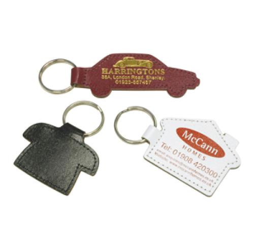 Eco Shaped Leather Key Ring