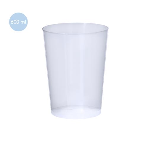Custom Branded Clear Plastic Festival Glasses 600ml