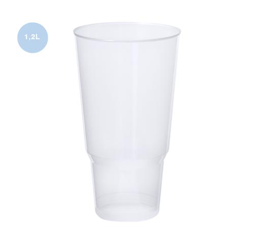 Printed Reusable 1.2Litre Plastic Cups Stackable