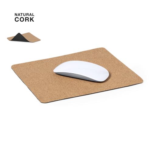 Branded Eco Cork Mouse Pads Non Slip Base 