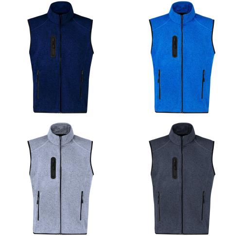 Custom Polar Fleece Zipped Gilets Body Warmers