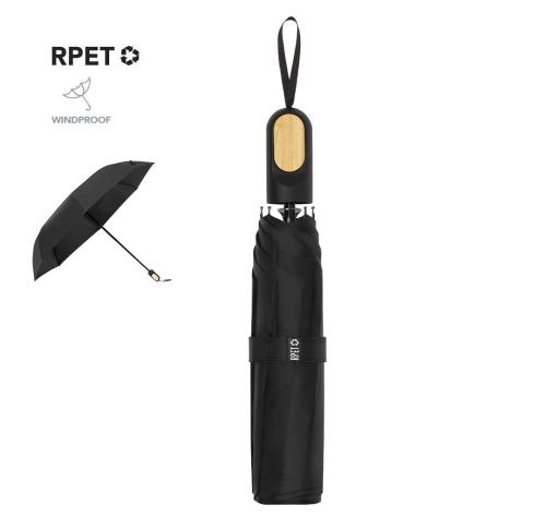Custom Eco Recycled Folding Umbrellas 97cms Recycled 