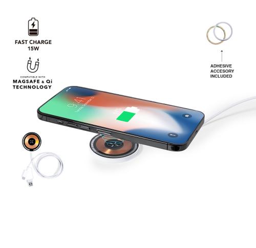 Branded 15W Wireless Charger See Through Retro Design