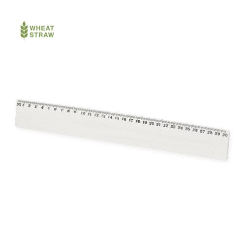Branded Eco Wheat Straw 30cms Ruler