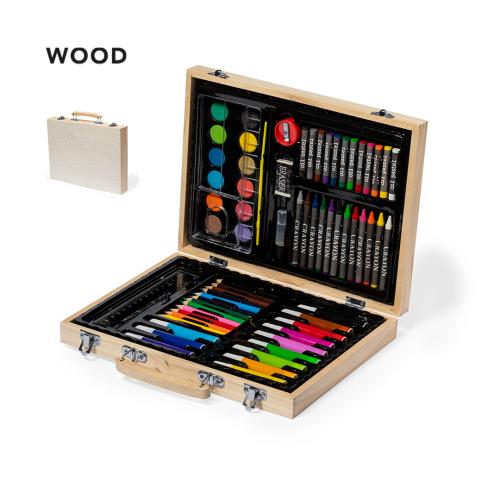 Promotional Wooden Painting & Colouring Art Sets