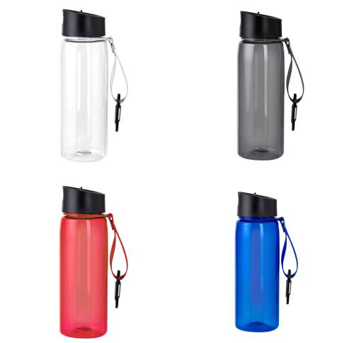 Promotional 800ml Recycled Sports Water Bottles Flip Straw