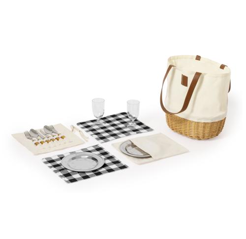 Promotional Picnic Basket Sets 2 People Wicker Basket