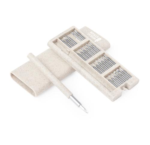 Wheat Straw Compact Tools Sets 24 Accessories 