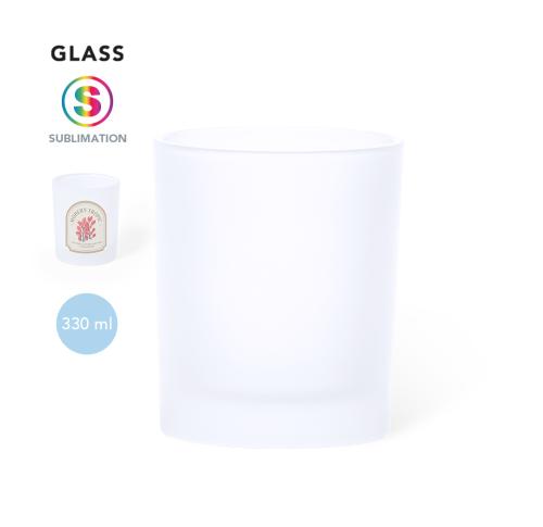 Promotional Glass Tumblers Matt Finish 330ml Sublimation