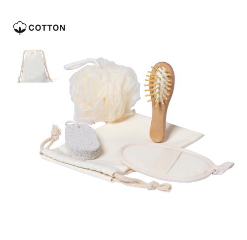 Custom Bathroom Gift Sets Hair Brush, Sponge, Pumice