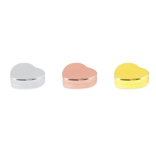 Custom Heart Shaped Metallic Lip Balms SPF 15