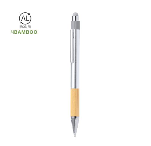 Printed Aluminium & Bamboo Touch Screen Stylus Pens
