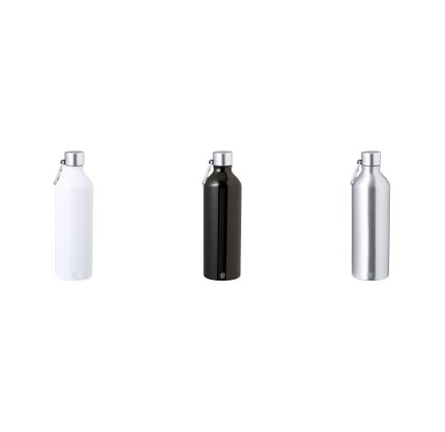 Custom Recycled Aluminium Water Bottles 800ml Caribiner