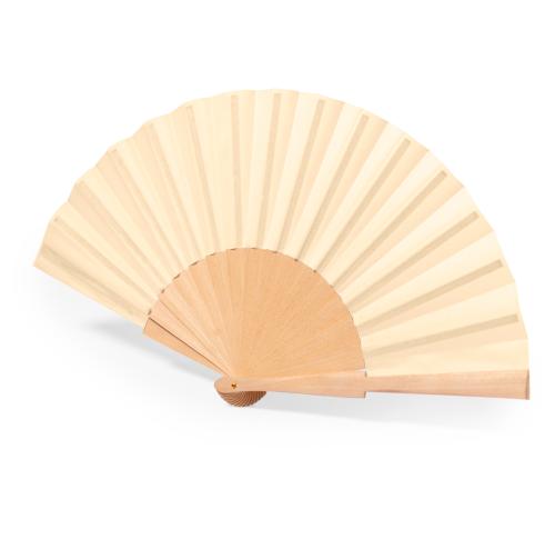 Custom Wooden & Polyester Hand Held Foldable Fans Gift Boxed