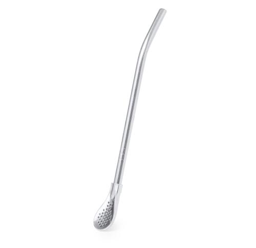 Stainless Steel Cocktail Stirrer With Filter & Intrgrated Straw  180mm