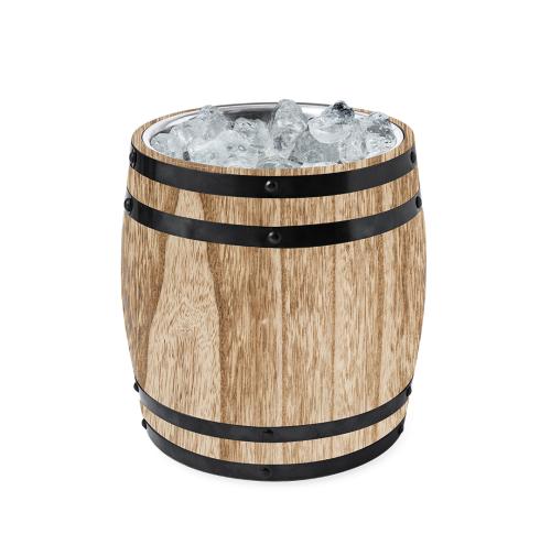 Custom Wooden Traditional Barrel Shaped Beer Buckets3 Litre