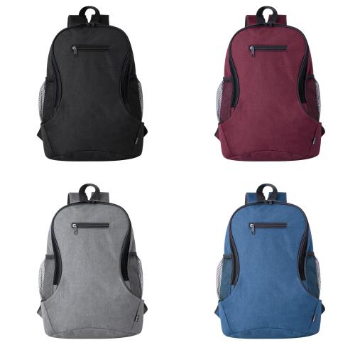Recycled Backpack Mesh Pockets Padded Straps