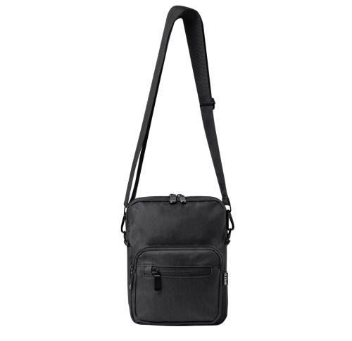 Custom Polyester Shoulder Bags Zipped Pocket Two Compartments