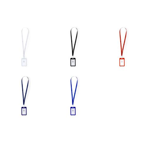 Soft Polyester Branded Lanyards PVC ID Window