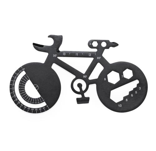Custom Bike Shaped Multi Tool 16 Functions Stainless Steel
