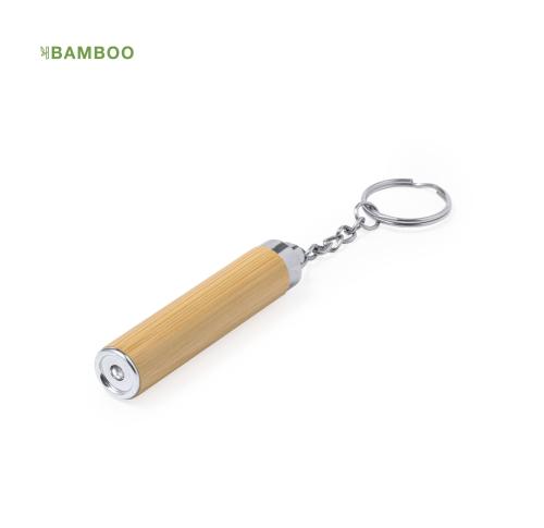 Promotional Bamboo LED Torch Battery Included