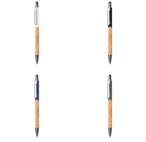 Branded Matte Aluminium and Cork Stylus Tablet Pen