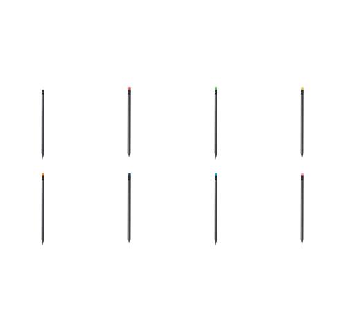 Promotional Printed Black Wooden Pencil With Eraser