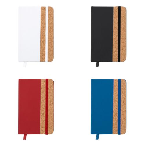 Custom Printed Cork & PU Hard Cover Notebooks 80 Plain Sheets