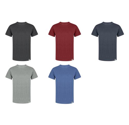 Custom 60% Recycled Cotton Jersey Mens  T Shirt