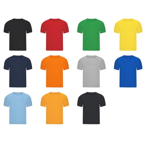 Custom Printed Kids Ring Spun Cotton Jersey T Shirts