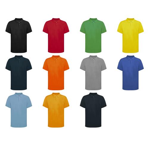 Adult Custom Printed Adults Polo Shirt 100% Combed Cotton Pique Colours