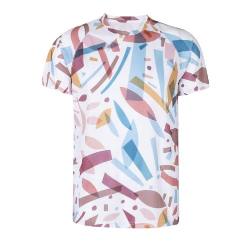 Adults Printed Technical T Shirt Multi Coloured Pattern