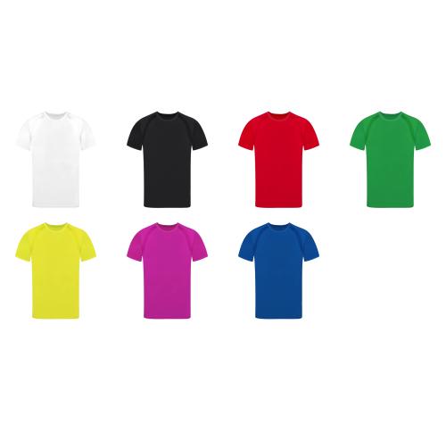 Promotional Adult Technical T Shirt Polyester Round Neck