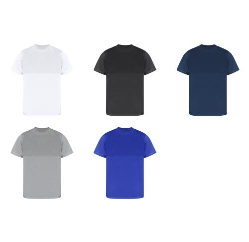 Custom Adults Technical T Shirt Micro-Perforated Fabric