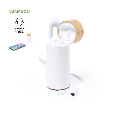 Printed Bluetooth® 5.0 connection Earphones & Power Bank 4500 mAh