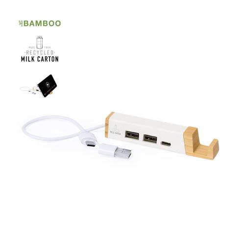 Custom USB HUB Smartphone Holder 2 USB Ports