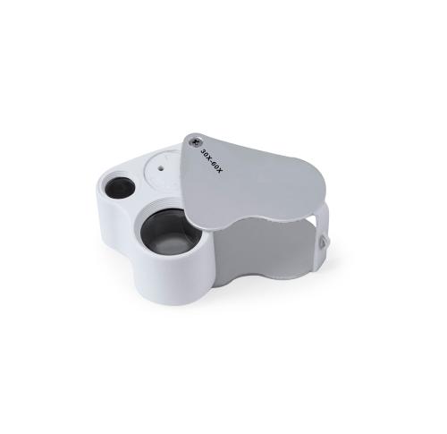Custom Logo Metal Jewellers Loupes 30x And 60x Folding Magnifiers